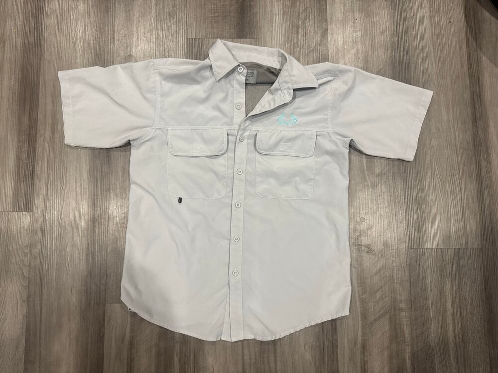 Realtree Fishing Performance Button Down Shirt S